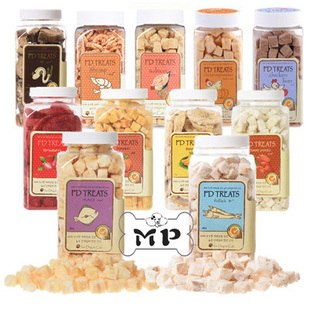 TREATS宠物猫狗零食果蔬鸡鸭牛肉兔肉鱼冻干 韩国正品 部分现货