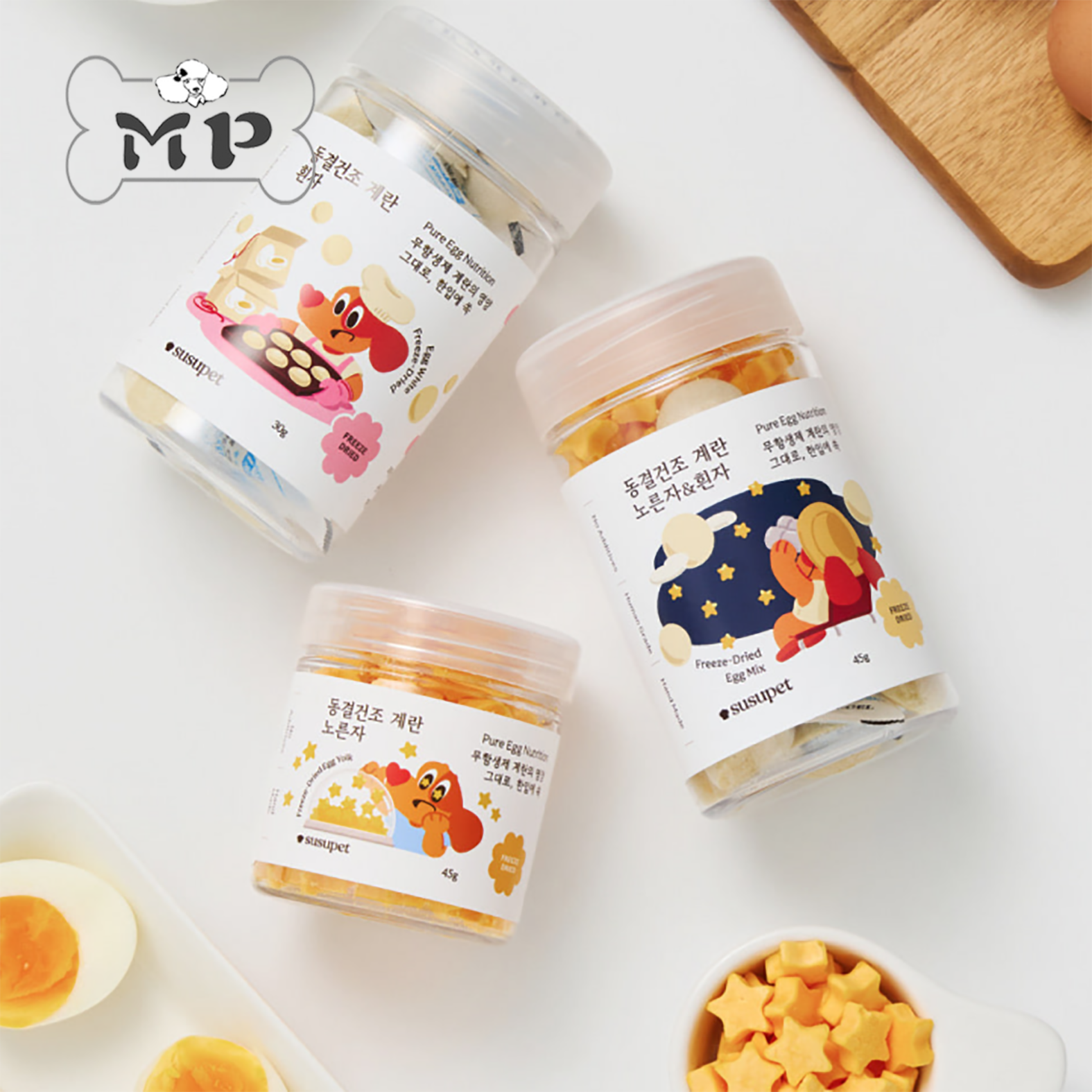 susu宠物蛋白高吸收鸡蛋黄冻干