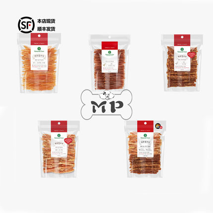 现货~韩国进口Natural Core宠物狗狗零食天然软鸡肉条鸭肉条