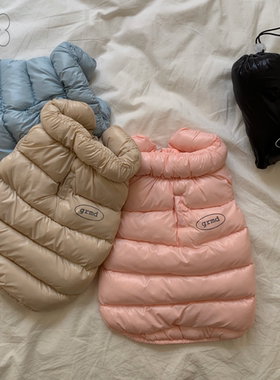 部分现货~韩国grmd宠物猫狗保暖防水高领羽绒棉服马甲外套