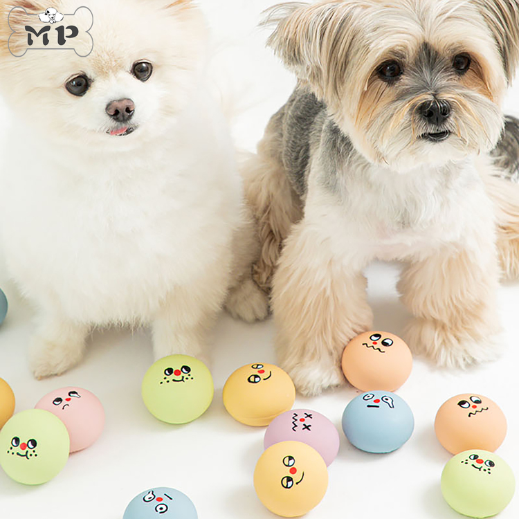 韩代宠物搞怪表情乳胶发声玩具