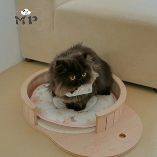CTC夏季 韩国代购 Memory 宠物猫狗凉感降温圆形垫子 Pet
