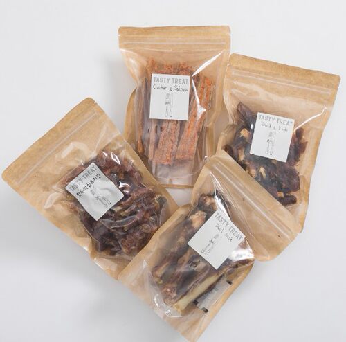 韩代宠物鸡鸭牛腱子三文鱼肉条