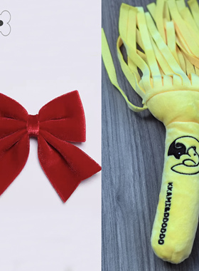 现货~售完无补~韩国ddoang宠物猫狗可爱节日氛围红色蝴蝶结发夹