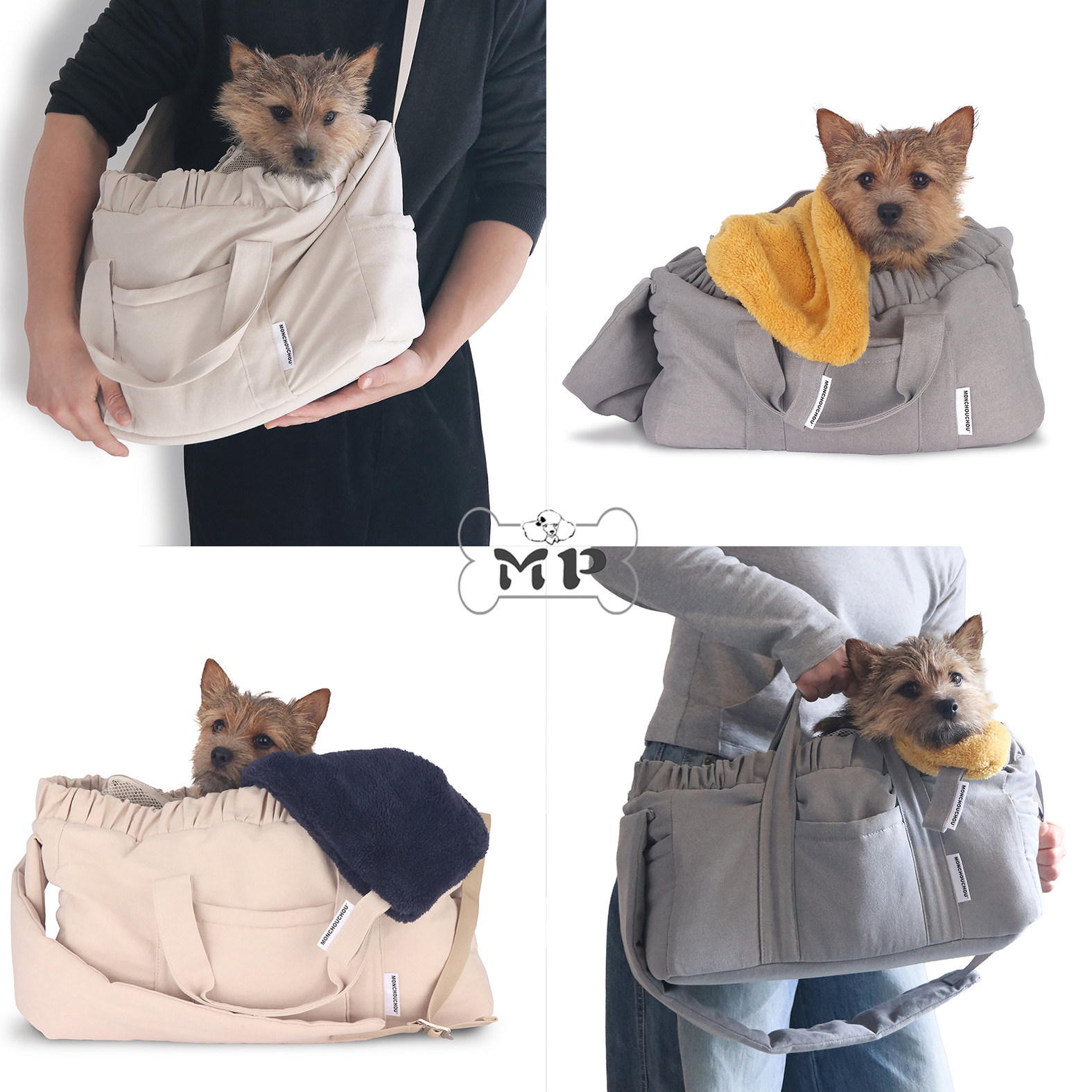 韩代宠物极艺褶皱外出手提斜挎包
