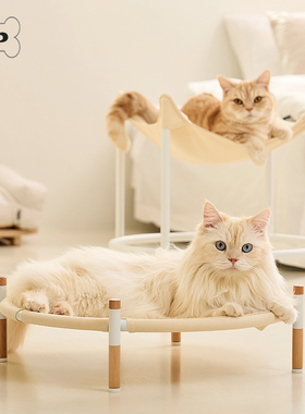 『Memory Pet』韩国代购duit宠物猫咪钢框架舒适圆形支撑蹦床吊床
