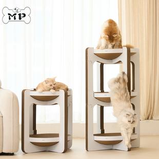 『Memory Pet』韩国直邮duit宠物2层3层曲线环保瓦楞纸猫抓板猫窝