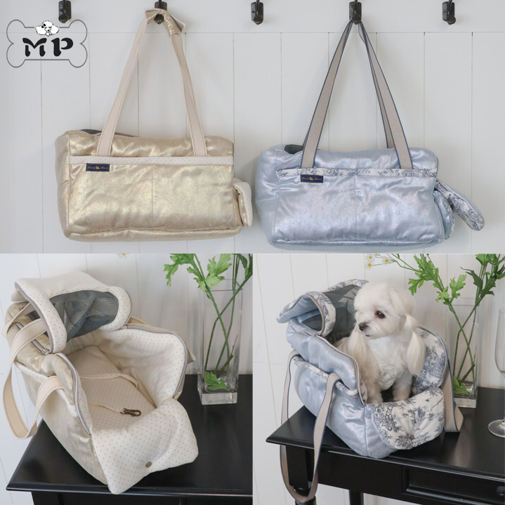 韩代网眼透气光泽金色单肩手提包