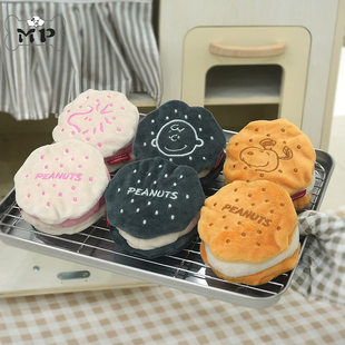 现货~韩国进口parisdog宠物狗狗史努比曲奇饼干发声藏食玩具