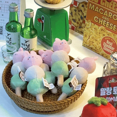 韩代宠物可爱毛绒兔子串发声玩具