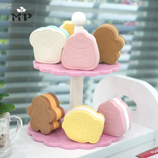 部分现货~韩国代购parisdog宠物狗可爱奶油饼干乳胶发声玩具