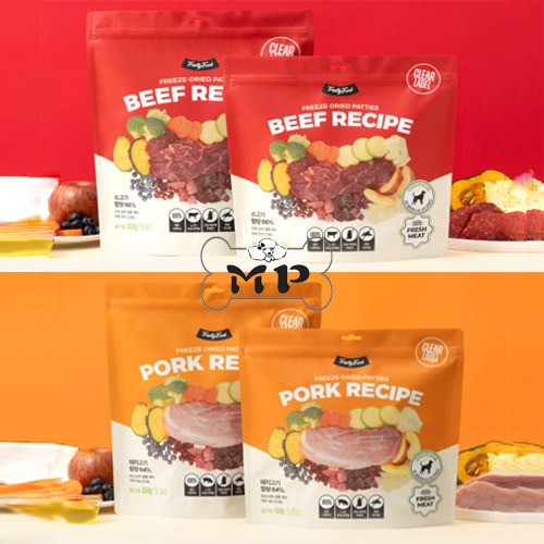 部分现货~韩国进口TrustyFood宠物狗狗牛肉猪肉冻干馅饼零食