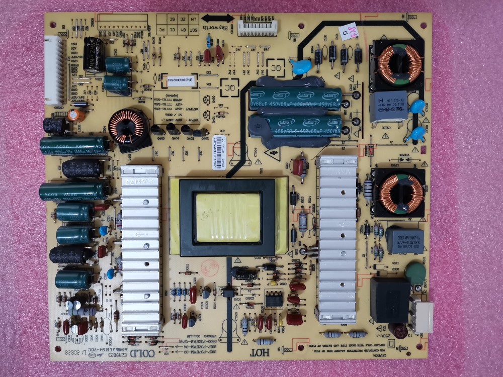 原装创维32E600F 168P-P32EWM-04电源板，5800-A8M500-0P50主板