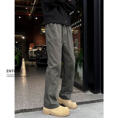 美式高街弯刀休闲工装裤