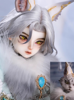 GEM瑰梦藏家1/4BJD男娃娃SD4分男全套缅因猫人版/兽版 奥西里斯