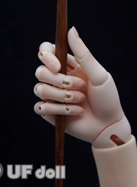 UF DOLL正版BJD娃娃替换手型70体PVC大叔灵活可动手75壮叔关节手