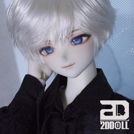 2D DOLL/小最奶糖合作款1/4BJD男娃娃SD男体4分女裸娃4分男 墨&迹