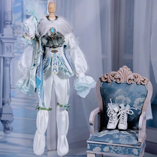 BJD娃娃衣服GEM莫奈的后花园大4分奥西里斯四时青绿男装尾巴鞋子