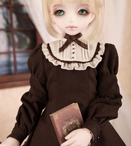 1/4 BJD/SD人偶娃娃衣服4分女款学生裙 修女裙子DK官配女娃连衣裙
