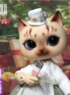 ISLAND岛社灵之岛系12分小宠BJD娃娃SD裸娃猫咪Lenore姜饼人姐姐