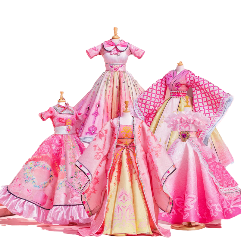 叶罗丽服装设计diy汉服6-12岁女孩手工玩具7儿童节日9生日8礼物