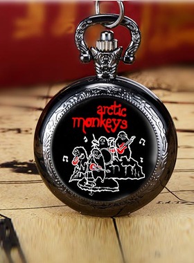 摇滚Arctic Monkeys北极猴子周边青少年怀表项链表创意个性礼物表
