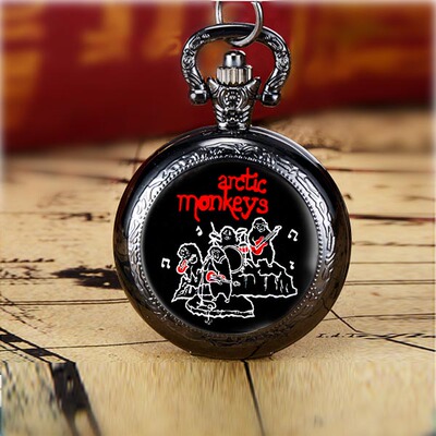 摇滚Arctic Monkeys北极猴子周边青少年怀表项链表创意个性礼物表