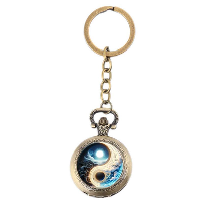 太极八卦周边钥匙扣挂件时钟式神御魂大蛇茨木童子不知火男生怀表