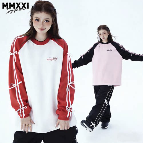 FreeSpin新款MMXXi蝴蝶黑粉滑雪服卫衣防风保暖小众宽松上衣可爱