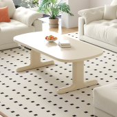 电动可移动升降茶几餐桌两用二合一奶油风小户型客厅岩板多功能