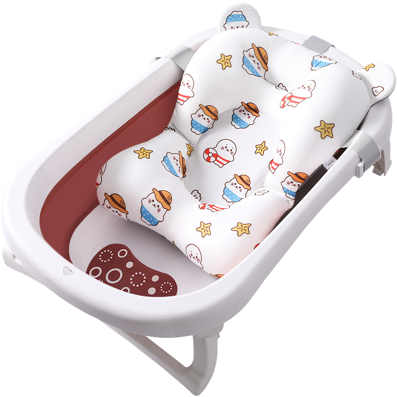 婴儿洗澡躺托宝宝悬浮浴垫浴盆神器浴网坐托新生儿网兜垫通用防滑