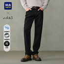 舒适裤 HLA 五袋款 25秋冬新款 子男 海澜之家山不在高黑色加厚牛仔裤