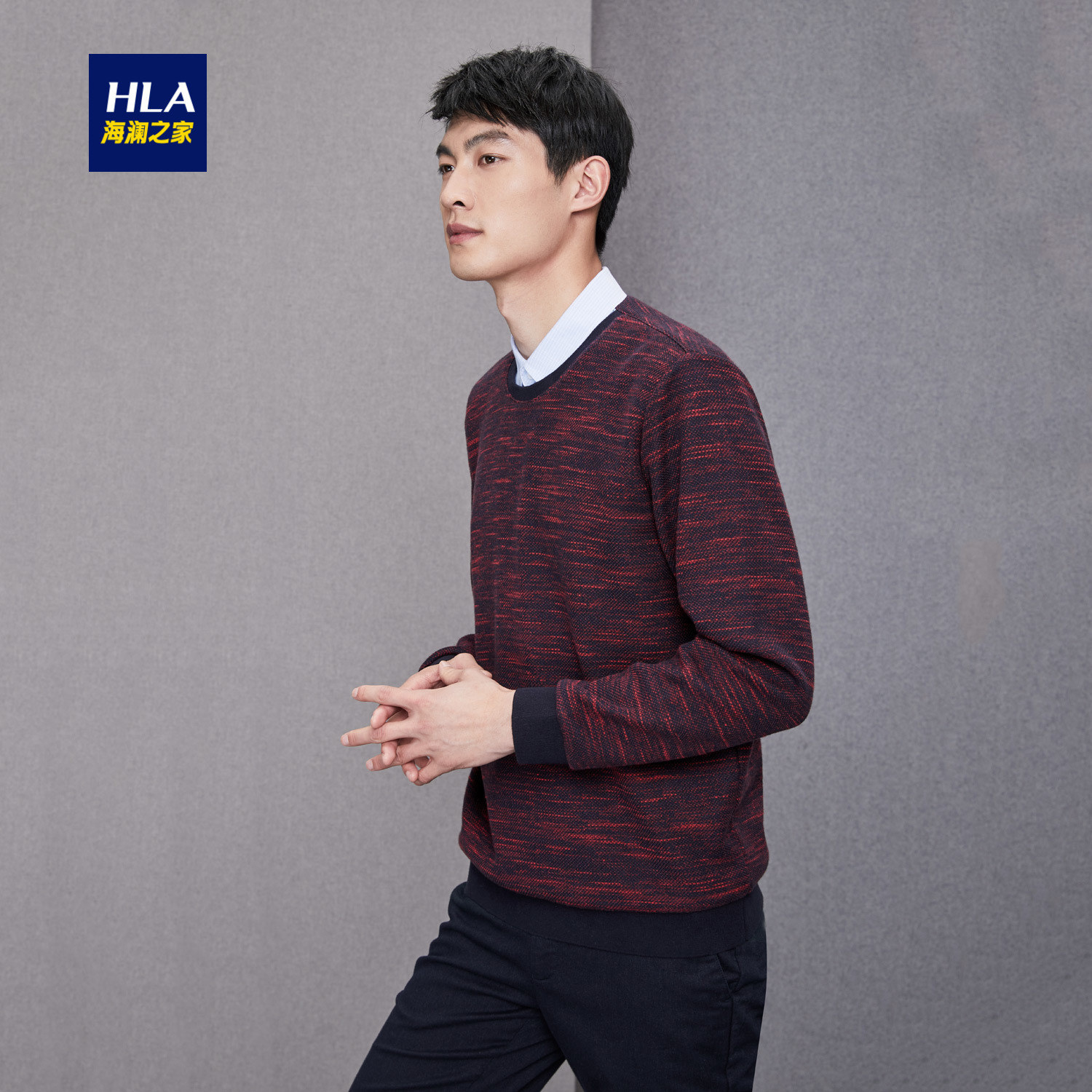 HLA/º£À½Ö®¼ÒÐÝÏÐË«ÁìÕëÖ¯ÉÀ2018¶¬¼¾ÐÂÆ·ÊæÊʼÓÈÞ¼ÙÁ½¼þÄÐ