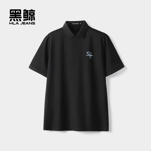 翻领设计 合体版型 胸口小印花