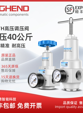 海恩德高压调压阀QTYH-08/10/15/20/25/40/50吹瓶机减压阀4.0MPA