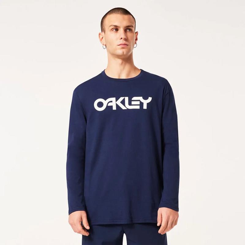 Oakley/欧克利男士运动长袖T恤圆领印花休闲百搭宽松潮牌风格