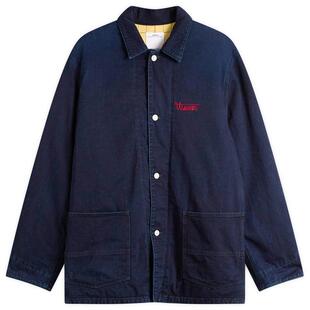 代购visvim衬衫男士夹克保暖防风牛仔加绒春秋户外外套爆款