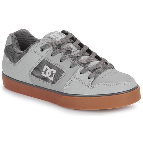 海外代购DC SHOES男士运动休闲鞋低帮灰色日常通勤休闲逛街