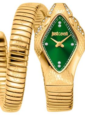 代购Just Cavalli Ferocious 卡沃利镶钻手链式女士手表 JC1L306M