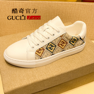 酷奇男鞋2025年秋季新款休闲帆布板鞋男士布鞋运动潮鞋奢侈品男鞋