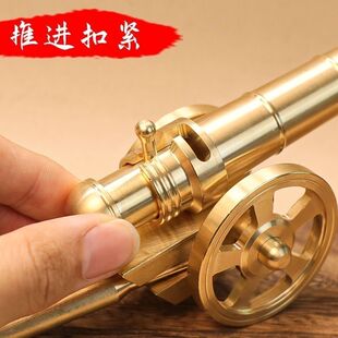 意大利炮摆件大炮模型云龙兄合金材质手工仿真迷你小钢炮抖音同款