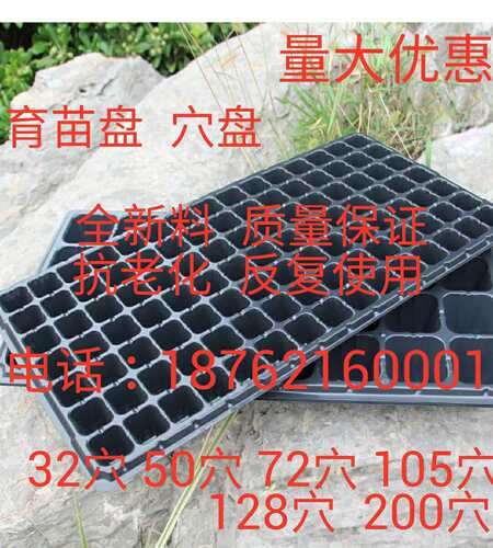 多孔育苗盒育苗箱芽盘子种植盘穴盆育苗杯秧盘 育秧盘育苗盘穴盘
