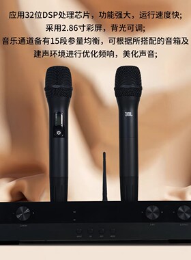 JBL KAR3502SE专业卡拉OK会议室合并式蓝牙功放机 带话筒功放