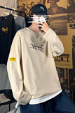 秋季新款港风多色宽松百搭ins潮牌休闲长袖T恤XZ304B-T0405P25，男装T恤，星座302B-1