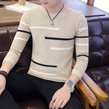 冬季新款时尚圆领休闲毛衣针织衫A222-M36P20，男装针织衫/毛衣，星座302B-1