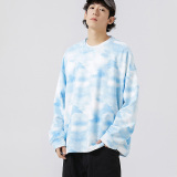秋冬时尚舒适情侣扎染休闲卫衣XZ302-1-W5534P45，男装卫衣，星座302B-1