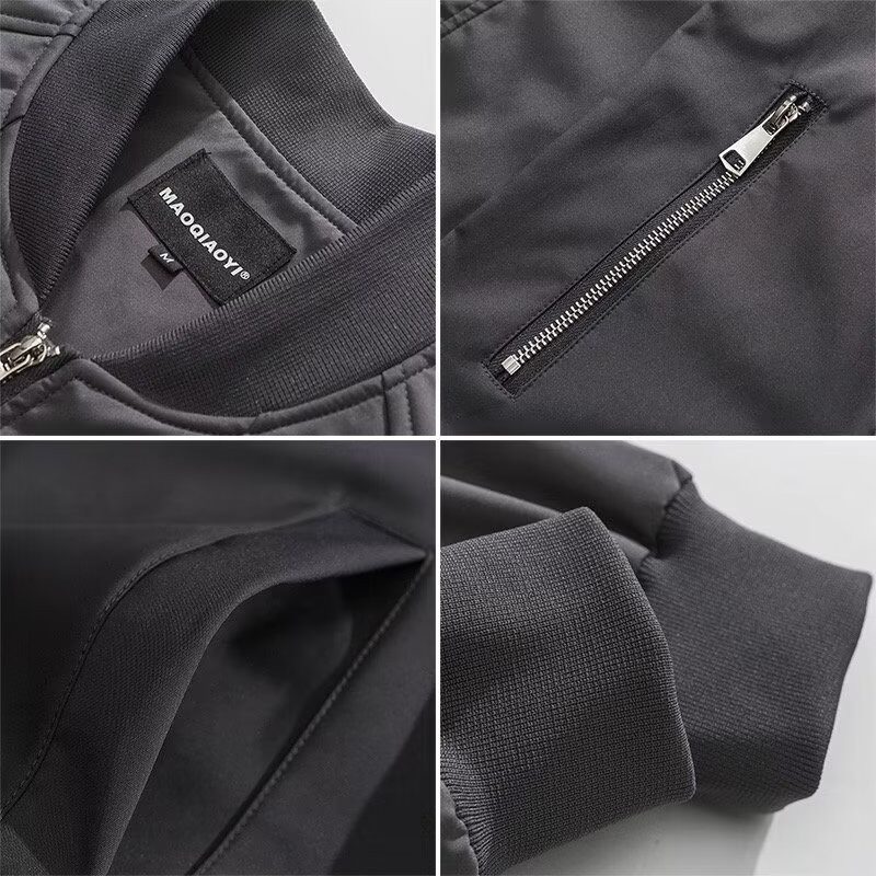 春秋拉链多口袋棒球服小众情侣BF风休闲夹克XZ302B-1-JK036P65,男装夹克,星座302B-1