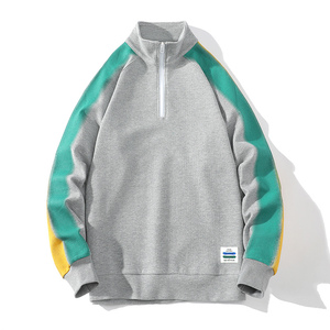 新款POLO衫华夫格白底平铺卫衣休闲套头上衣XZ304B-W3318P40图片