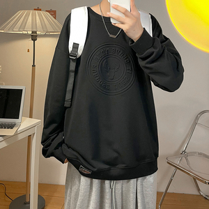 秋季新款港风宽松时尚潮中性休闲卫衣XZ304B-W5510P30图片