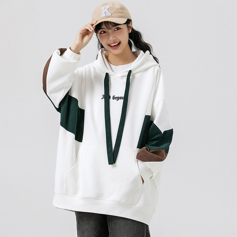 秋装外套连帽宽松套头潮流班服情侣装XZ302B-1-W5525P45,男装卫衣,星座302B-1